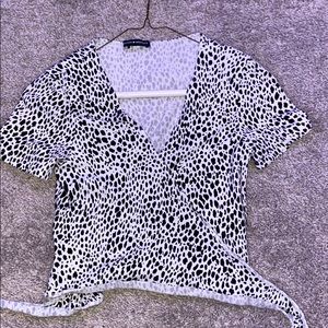 Brandy Melville Wrap Shirt